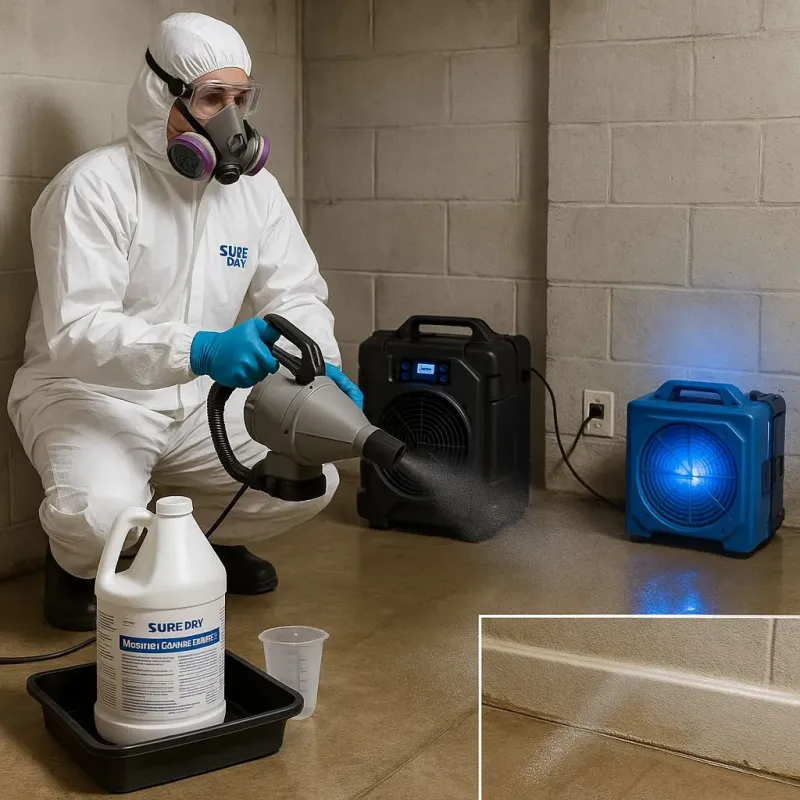 Sanitization and Odor Removal process in Brookville, PA